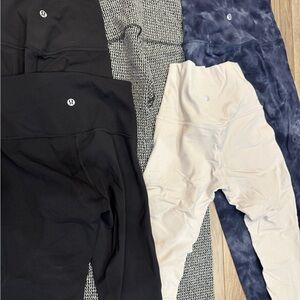 Lululemon Athletica Black size 2 lot of 5